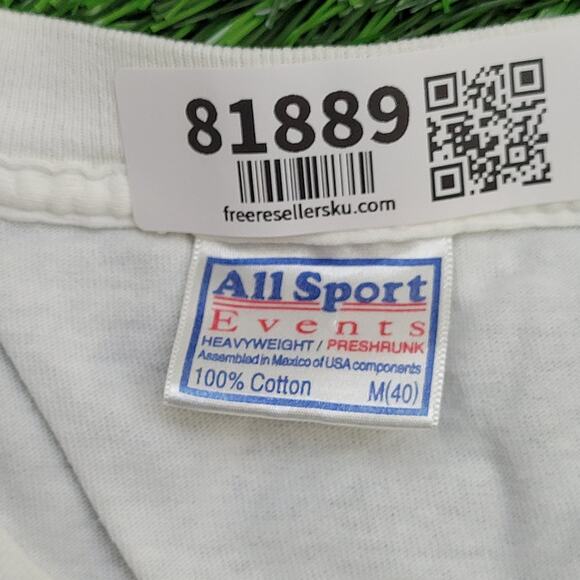 Vintage 90s Who Let the Dogs Out Shirt Medium 20x26 White - Picture 7 of 13